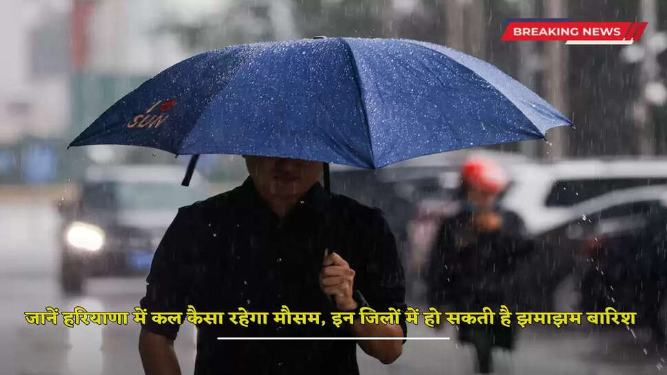  Know what will be the weather in Haryana tomorrow, there may be heavy rain in these districts