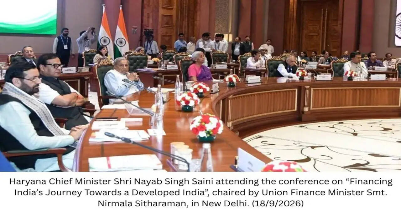 *CM Nayab Singh Saini Participates in &lsquo;Financing India&rsquo;s Journey Towards Viksit Bharat&rsquo; Conference in New Delhi*