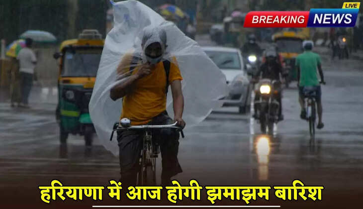 There will be heavy rain in Haryana today