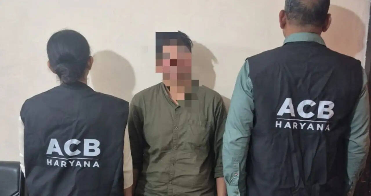 हरियाणा में ACB की बड़ी कार्रवाई, 9500 रुपये रिश्वत लेते ASI रंगे हाथ गिरफ्तार