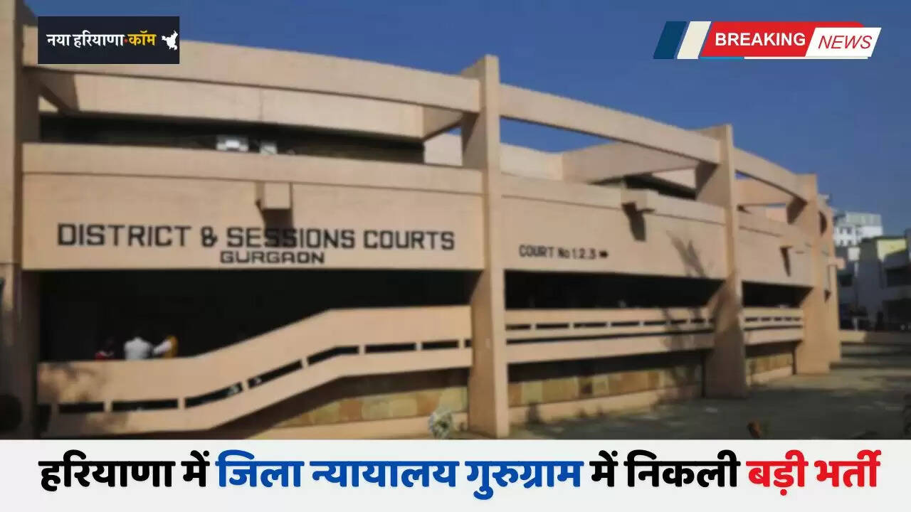 Gurugram Court Jobs: हरियाणा में जिला न्यायालय गुरुग्राम में निकली बड़ी भर्ती, जल्दी करें आवेदन