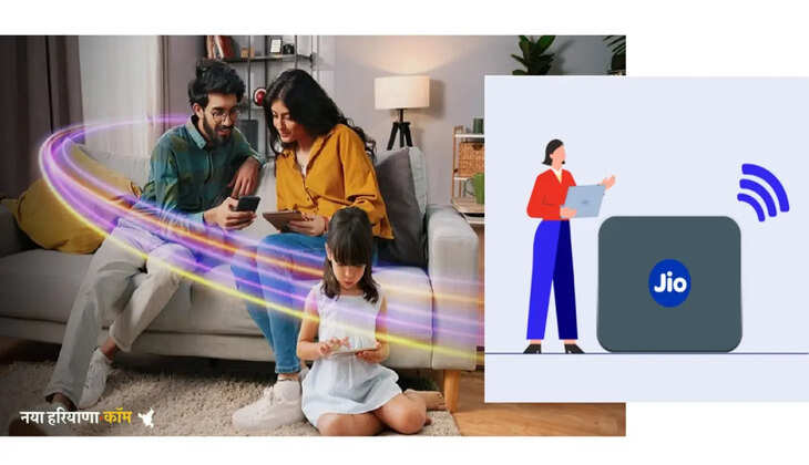 हरियाणा में जियो एयर फाइबर और जियो फाइबर का जलवा, 5 लाख से अधिक परिसरों को जोड़ बना नंबर वन