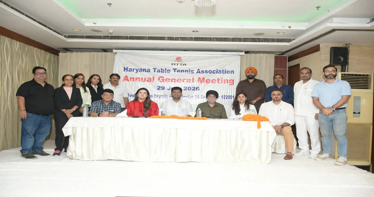 हरियाणा टेबल टेनिस एसोसिएशन की नई कार्यकारिणी निर्वाचित, दुष्यंत चौटाला बने अध्यक्ष