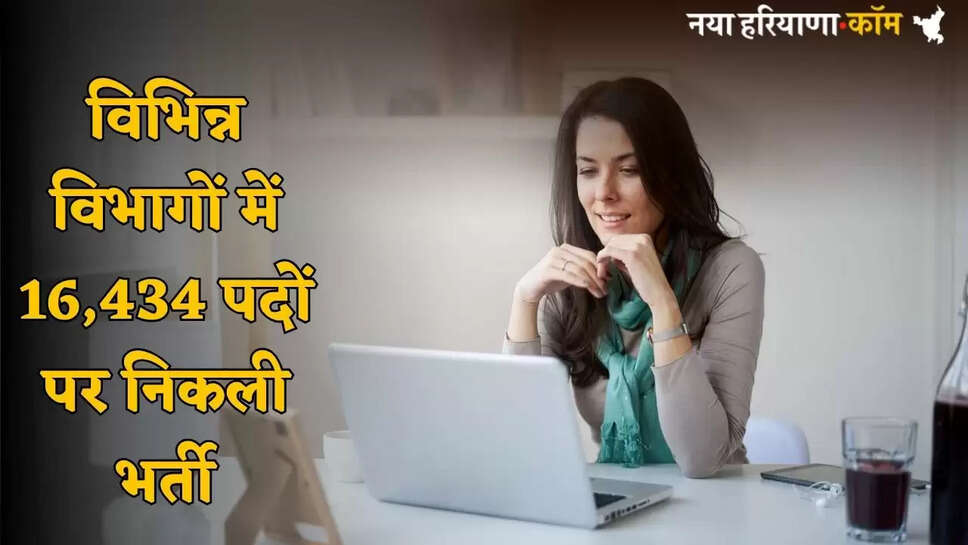 Recruitment for 16,434 posts in various departments