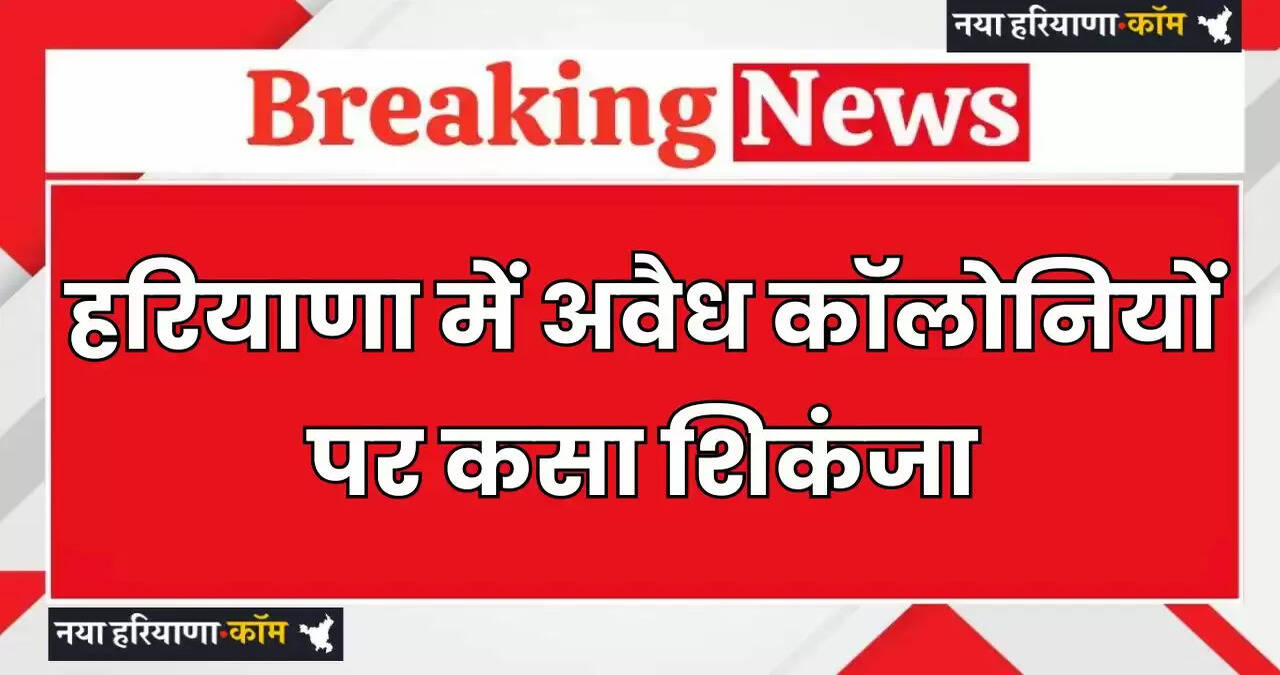 Haryana News: हरियाणा में अवैध कॉलोनियों पर कसा शिकंजा, FIR करके कार्रवाई करने के आदेश
