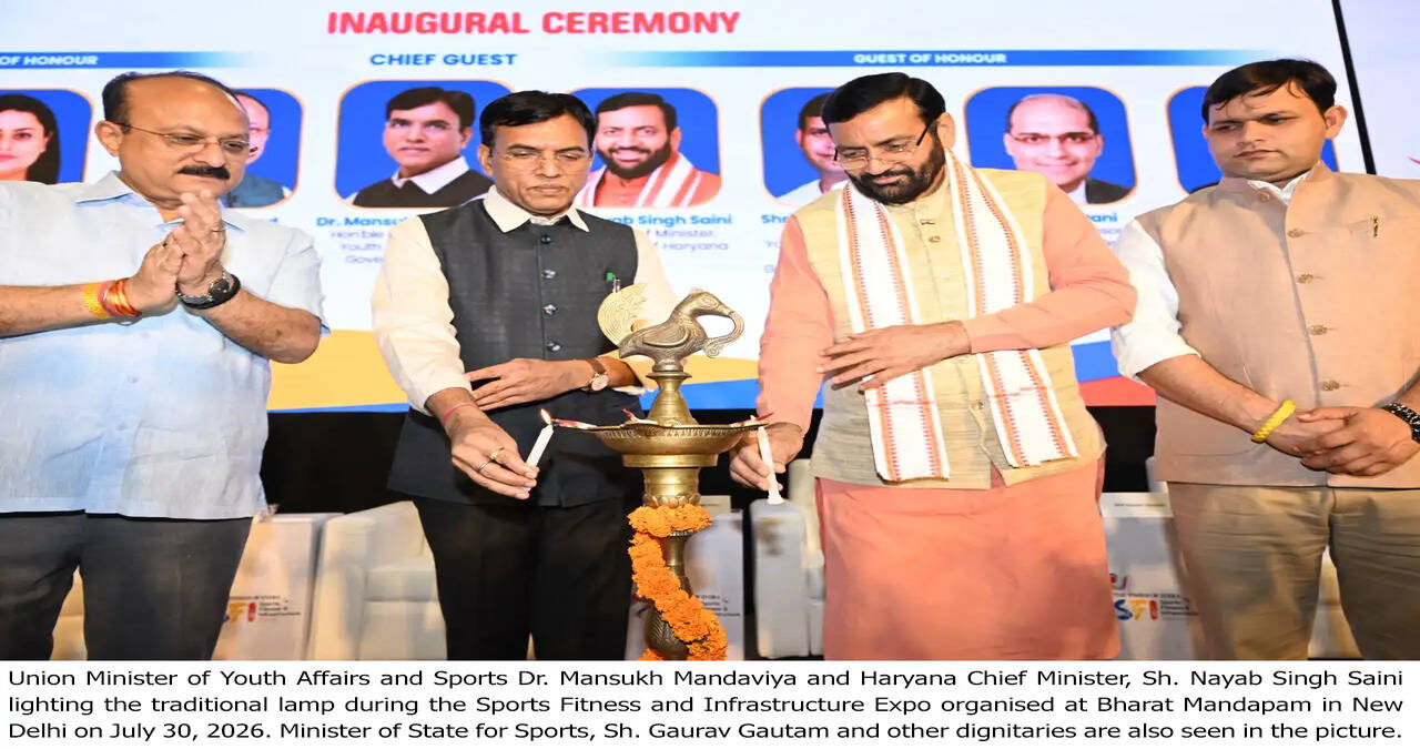 Chief Minister Participates in the Sports, Fitness and Infrastructure Expo Organised in New Delhi&nbsp;
