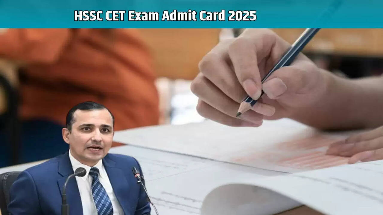 HSSC CET Exam Admit Card 2025