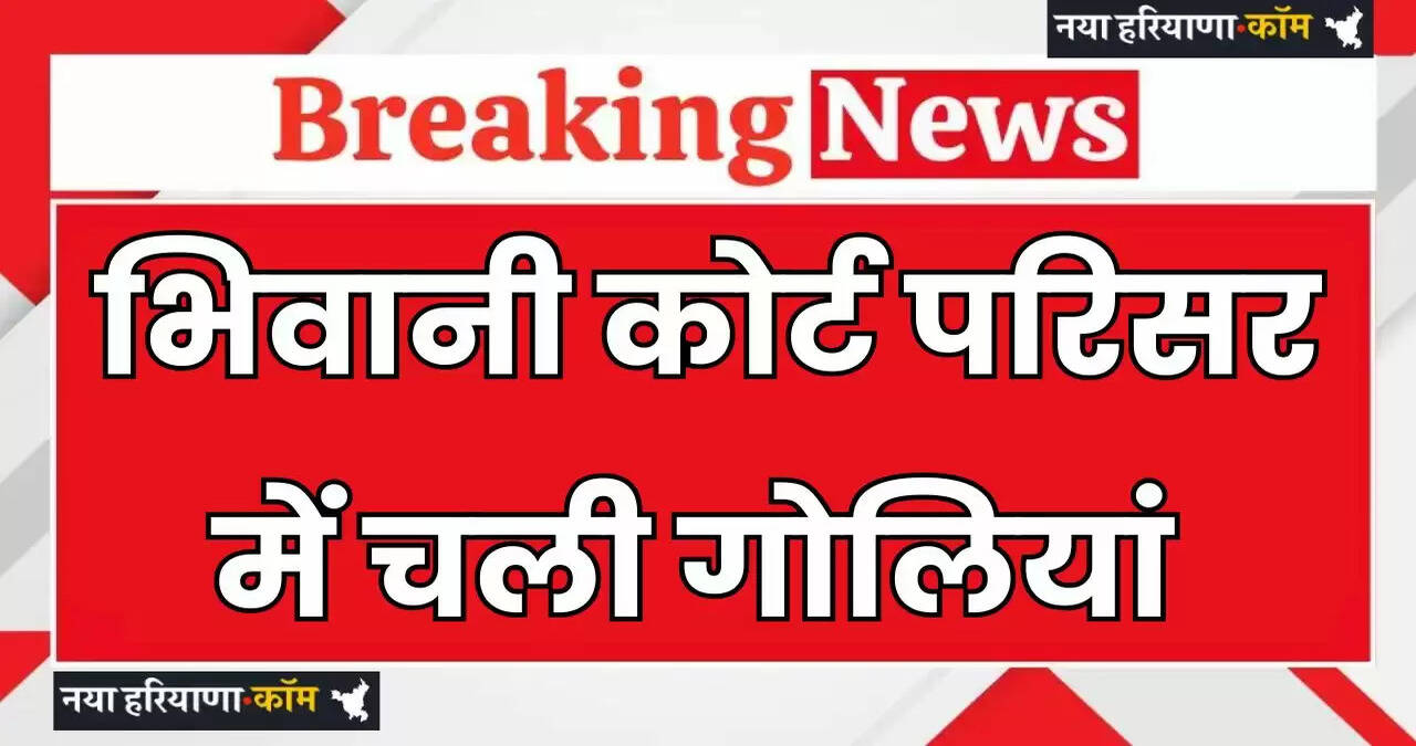 Haryana: हरियाणा के भिवानी कोर्ट परिसर में चली गोलियां, पेशी पर आए युवक पर हुई फायरिंग&nbsp;