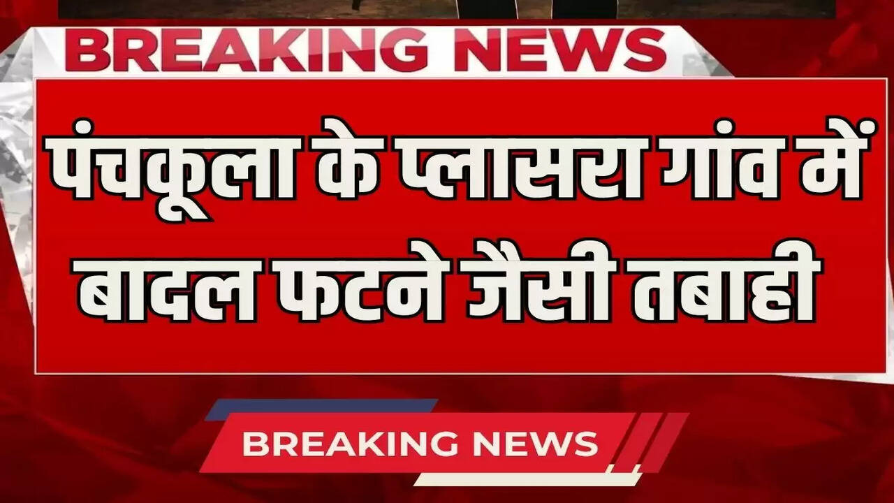 Cloudburst wreaks havoc in Panchkula's Plasara village