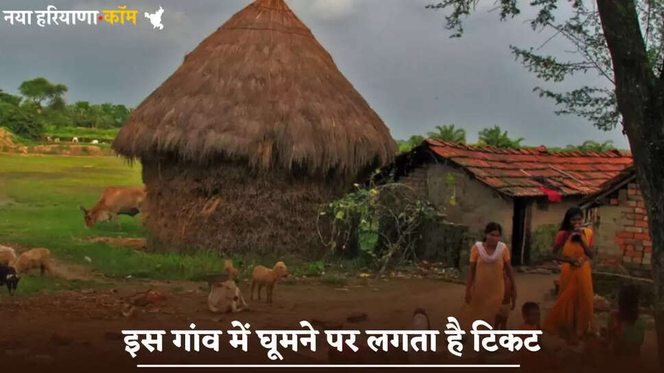 There is a ticket to visit this village