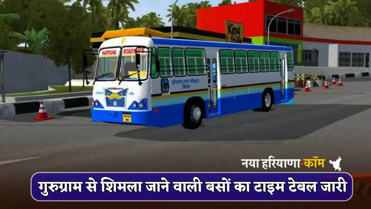 Time table of buses going from Gurugram to Shimla released